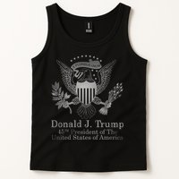 Donald Trump Presidential Seal USA 45th President Logo Tank Top