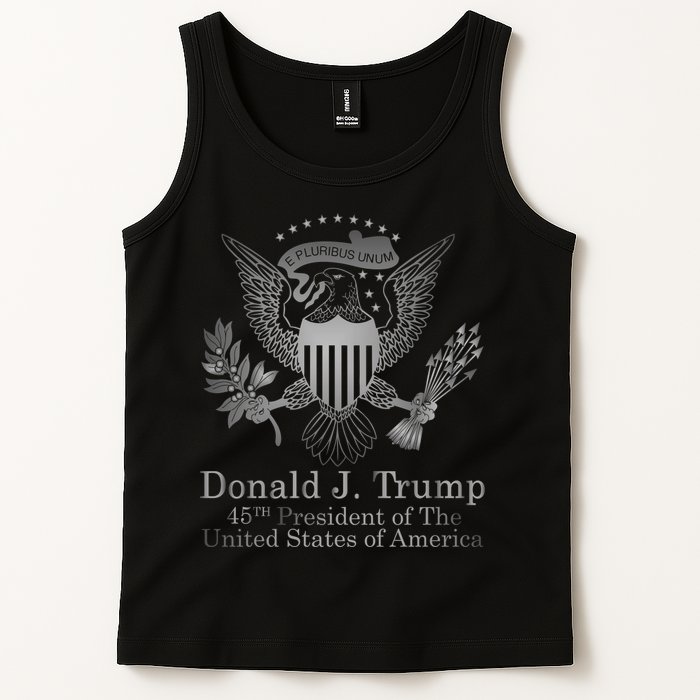 Donald Trump Presidential Seal USA 45th President Logo Tank Top