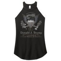 Donald Trump Presidential Seal USA 45th President Logo Women's Perfect Tri Rocker Tank