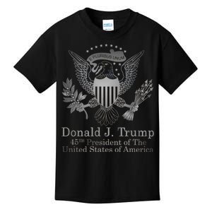 Donald Trump Presidential Seal USA 45th President Logo Kids T-Shirt