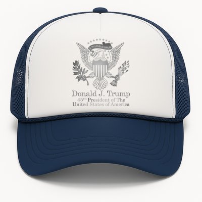 Donald Trump Presidential Seal USA 45th President Logo Trucker Hat