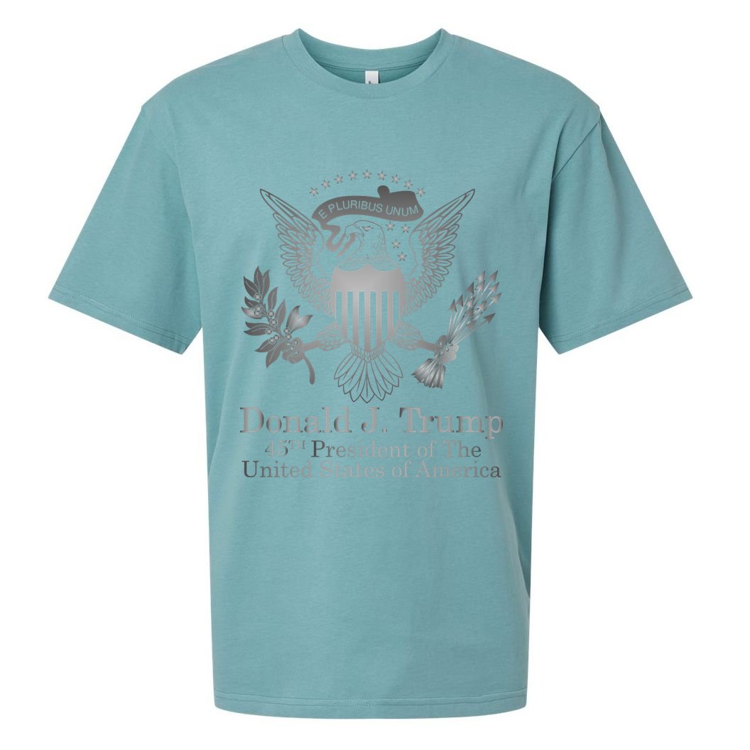 Donald Trump Presidential Seal USA 45th President Logo Sueded Cloud Jersey T-Shirt