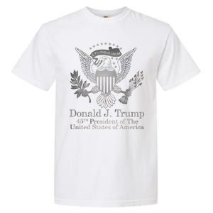 Donald Trump Presidential Seal USA 45th President Logo Garment-Dyed Heavyweight T-Shirt