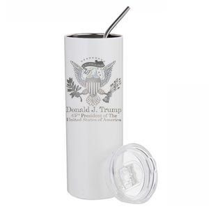 Donald Trump Presidential Seal USA 45th President Logo Stainless Steel Tumbler