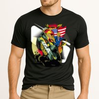 Donald Trump Riding Army Tank Cooling Performance Crew T-Shirt