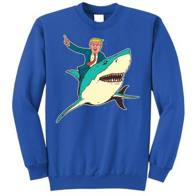 Donald Trump Riding Shark Sweatshirt