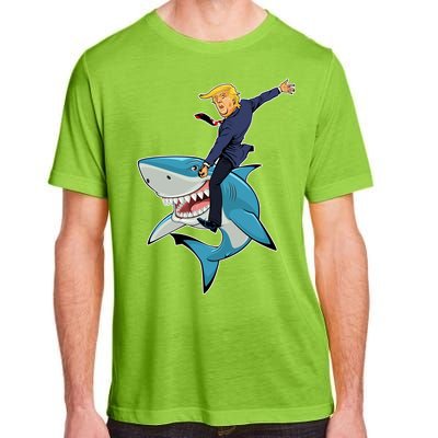 Donald Trump Shark President Adult ChromaSoft Performance T-Shirt