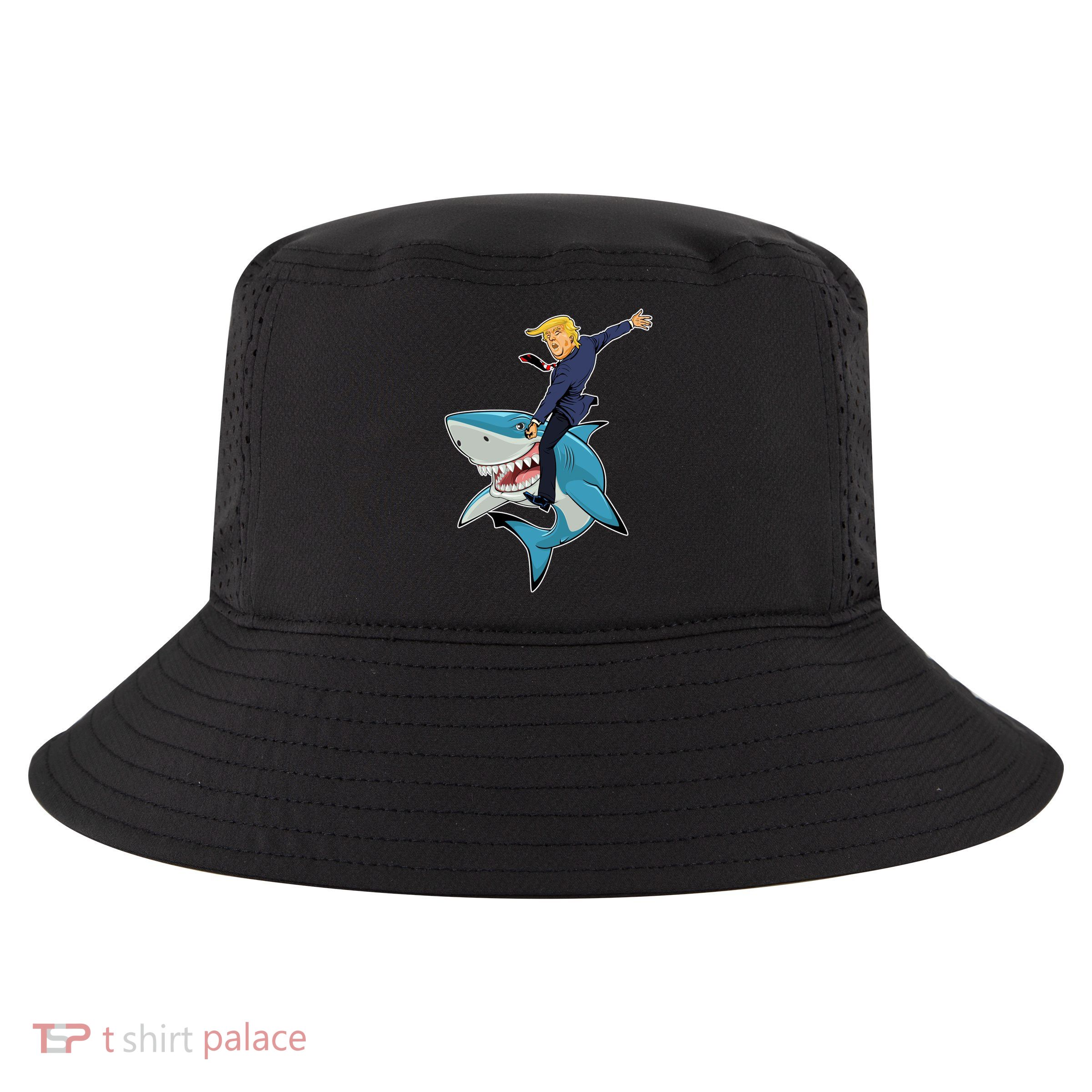 Donald Trump Shark President Cool Comfort Performance Bucket Hat