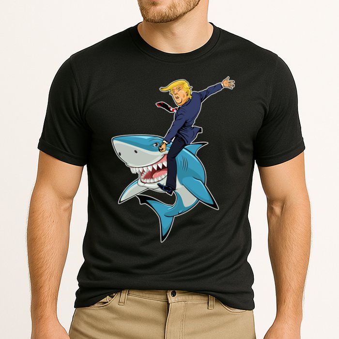 Donald Trump Shark President Performance Shirt