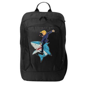 Donald Trump Shark President City Backpack