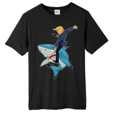 Donald Trump Shark President Tall Fusion ChromaSoft Performance T-Shirt