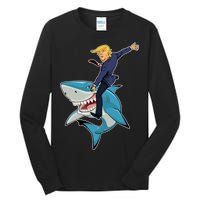 Donald Trump Shark President Tall Long Sleeve T-Shirt