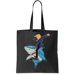 Donald Trump Shark President Tote Bag