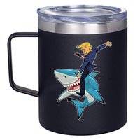 Donald Trump Shark President 12oz Stainless Steel Coffee Mug