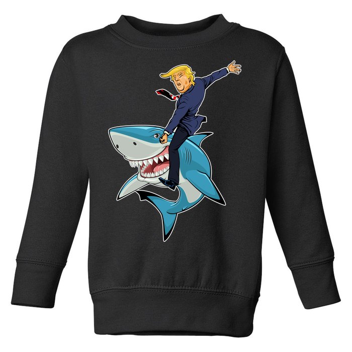 Donald Trump Shark President Toddler Sweatshirt