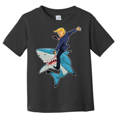 Donald Trump Shark President Toddler T-Shirt