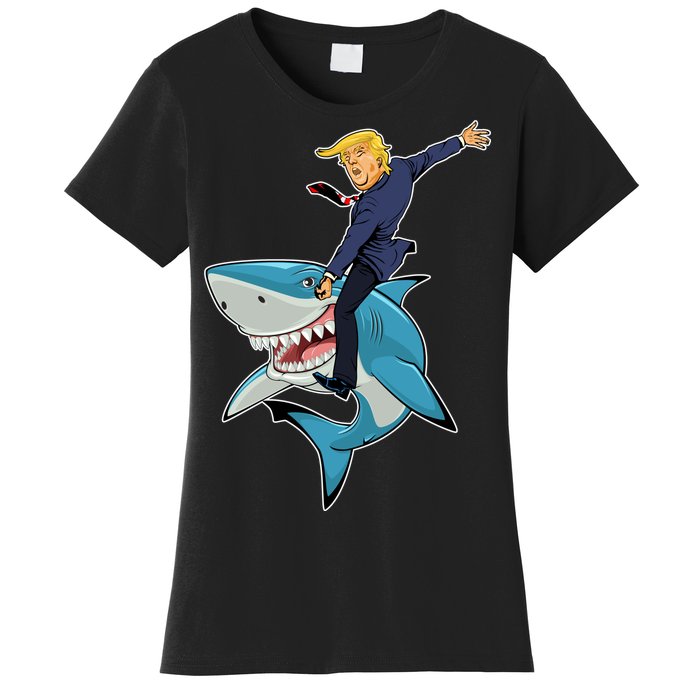 Donald Trump Shark President Women's T-Shirt