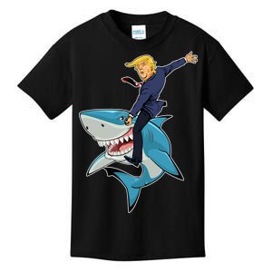 Donald Trump Shark President Kids T-Shirt