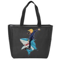 Donald Trump Shark President Zip Tote Bag