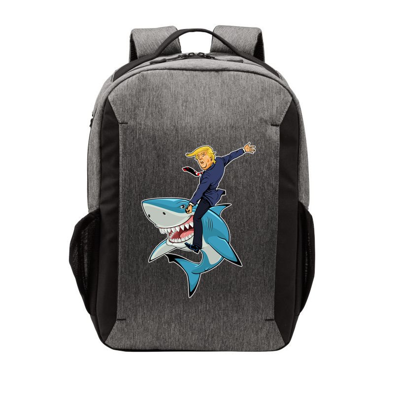 Donald Trump Shark President Vector Backpack
