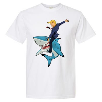 Donald Trump Shark President Garment-Dyed Heavyweight T-Shirt