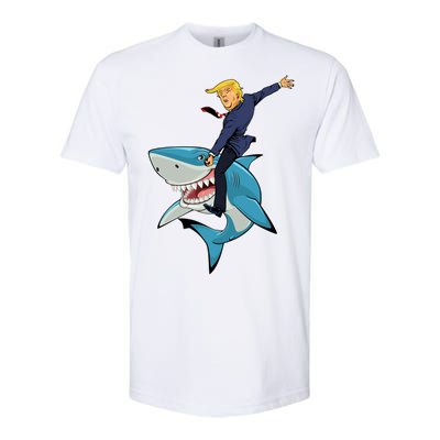 Donald Trump Shark President Softstyle CVC T-Shirt