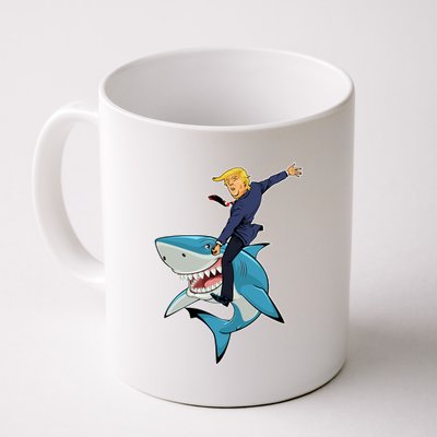 Donald Trump Shark President Coffee Mug