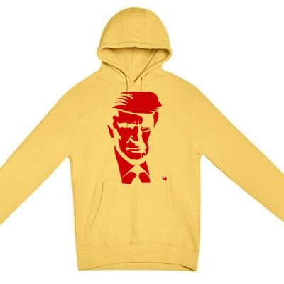 Donald Trump Silhouette Premium Pullover Hoodie