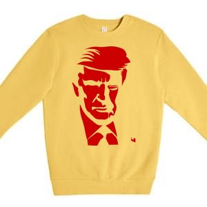 Donald Trump Silhouette Premium Crewneck Sweatshirt