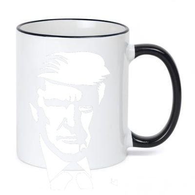 Donald Trump Silhouette 11oz Black Color Changing Mug