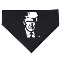 Donald Trump Silhouette USA-Made Doggie Bandana