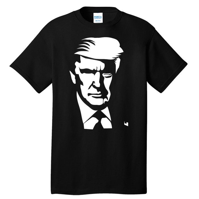 Donald Trump Silhouette Tall T-Shirt