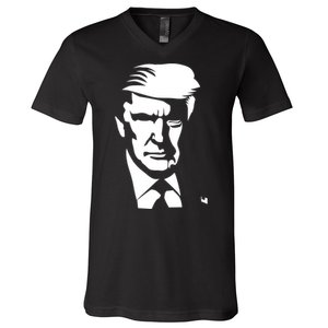 Donald Trump Silhouette V-Neck T-Shirt