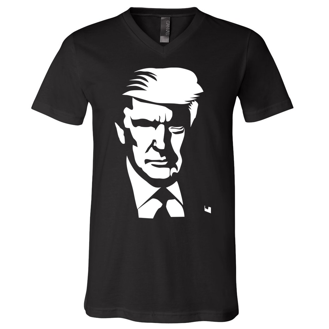 Donald Trump Silhouette V-Neck T-Shirt