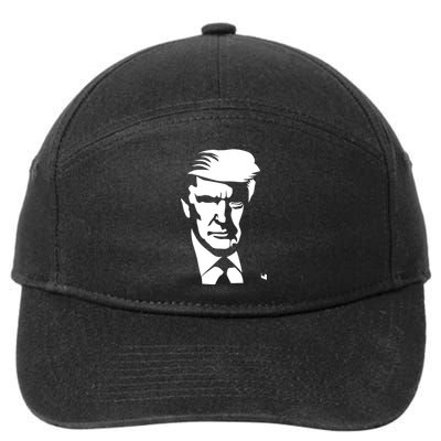 Donald Trump Silhouette 7-Panel Snapback Hat