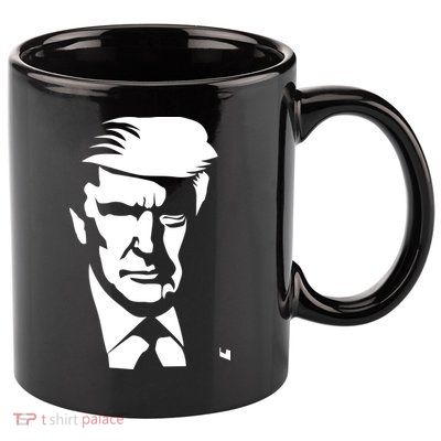 Donald Trump Silhouette 11oz C Handle Ceramic Mug