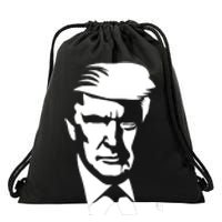 Donald Trump Silhouette Drawstring Bag