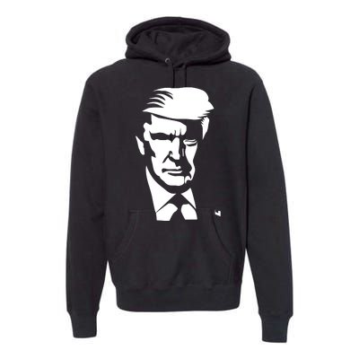 Donald Trump Silhouette Premium Hoodie