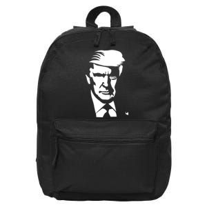 Donald Trump Silhouette 16 in Basic Backpack