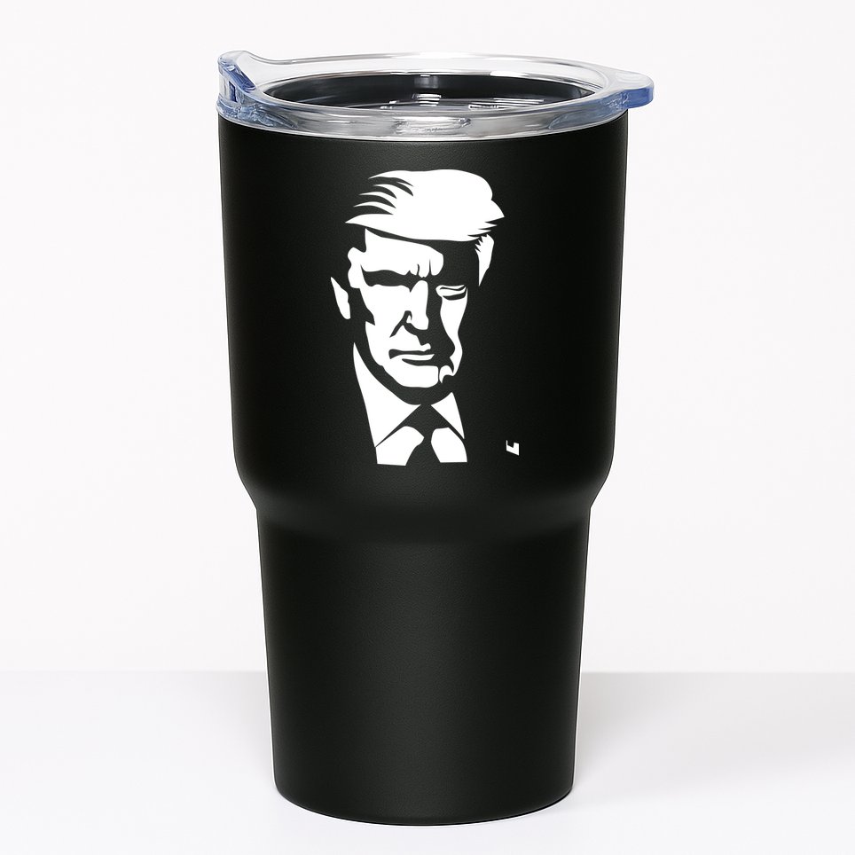 Donald Trump Silhouette Tumbler