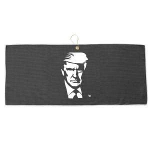 Donald Trump Silhouette Large Microfiber Waffle Golf Towel