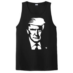 Donald Trump Silhouette PosiCharge Competitor Tank