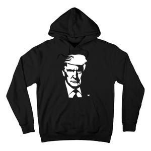 Donald Trump Silhouette Tall Hoodie