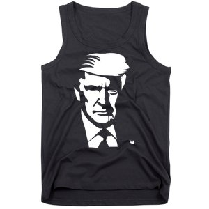 Donald Trump Silhouette Tank Top