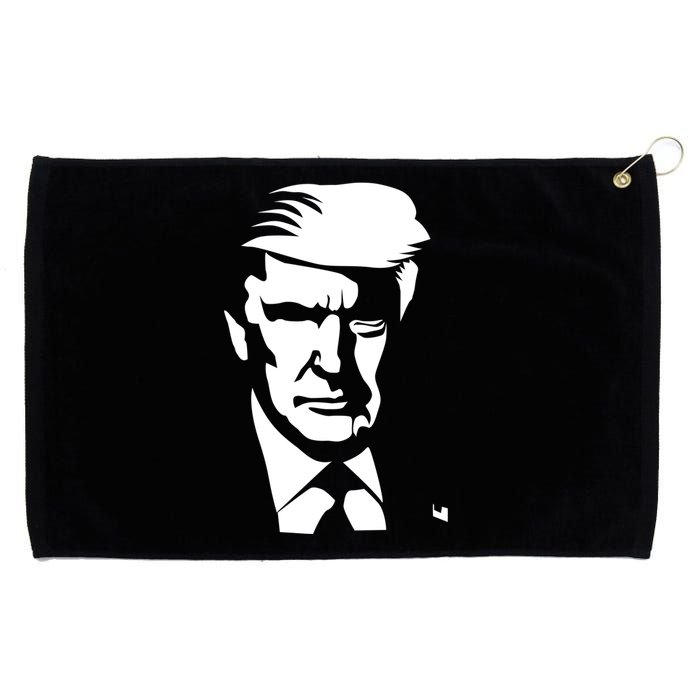 Donald Trump Silhouette Grommeted Golf Towel