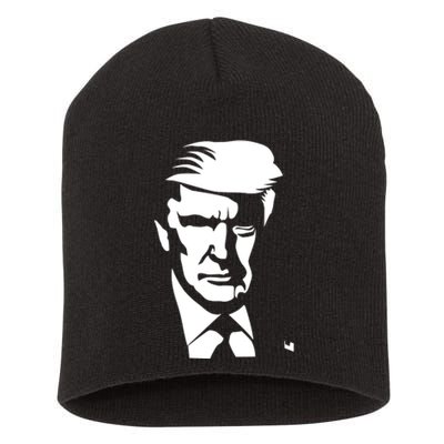 Donald Trump Silhouette Short Acrylic Beanie