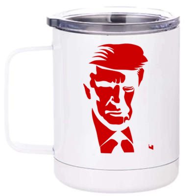 Donald Trump Silhouette 12 oz Stainless Steel Tumbler Cup