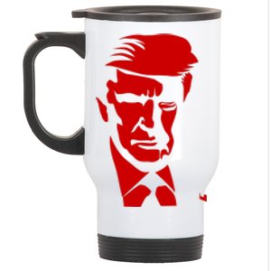 Donald Trump Silhouette Stainless Steel Travel Mug