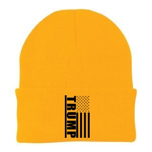 Donald Trump Simple Flag Knit Cap Winter Beanie