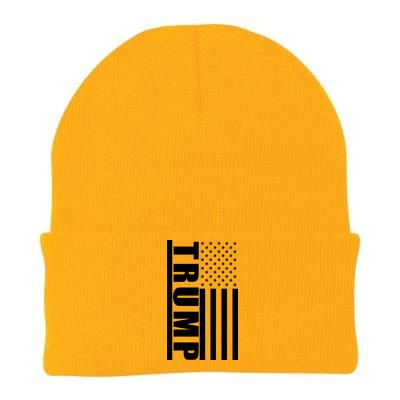 Donald Trump Simple Flag Knit Cap Winter Beanie